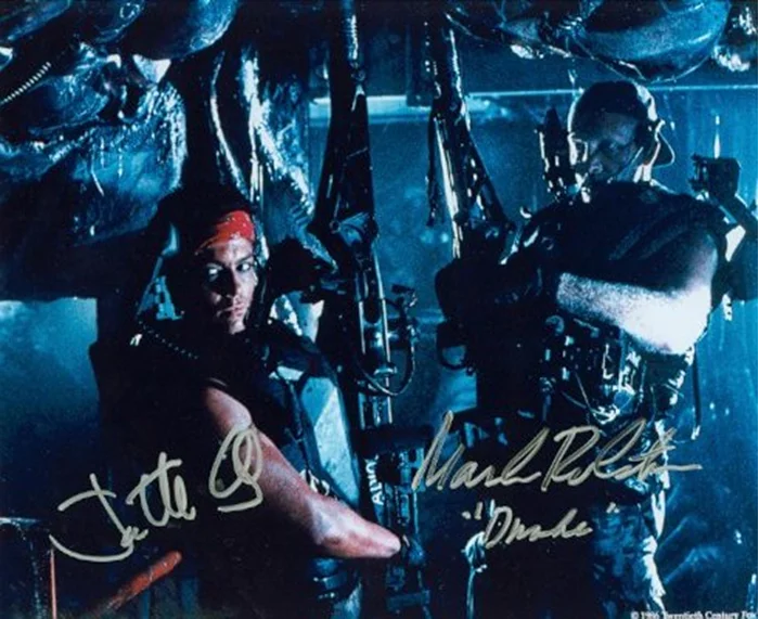Aliens autograph