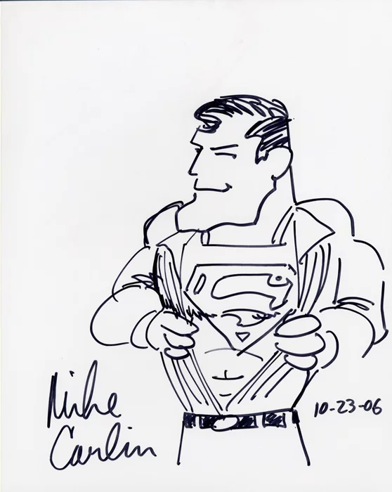 Mike Carlin autograph