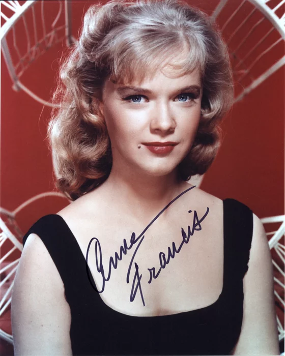 Anne Francis autograph