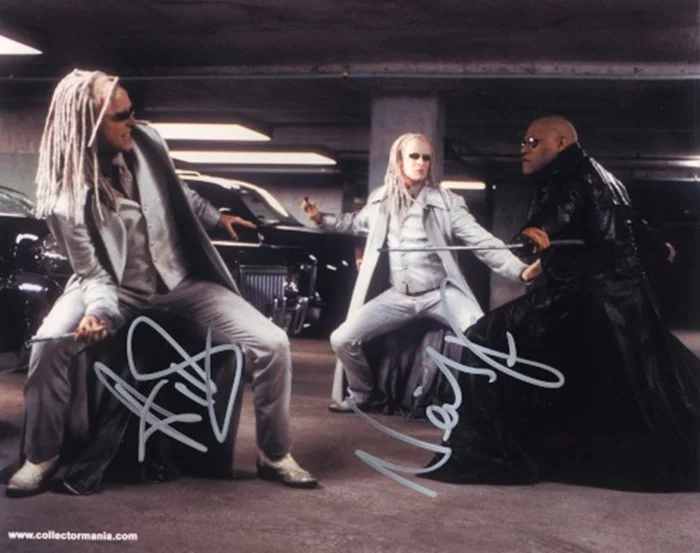 Matrix Reloaded autograph