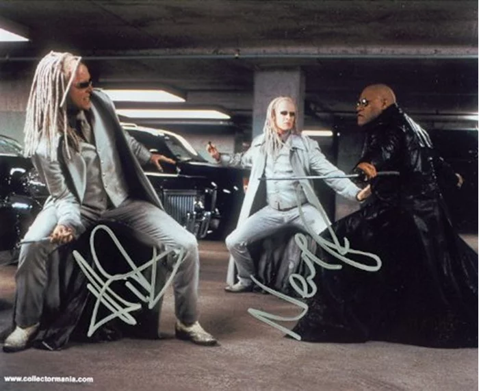 Matrix Reloaded autograph