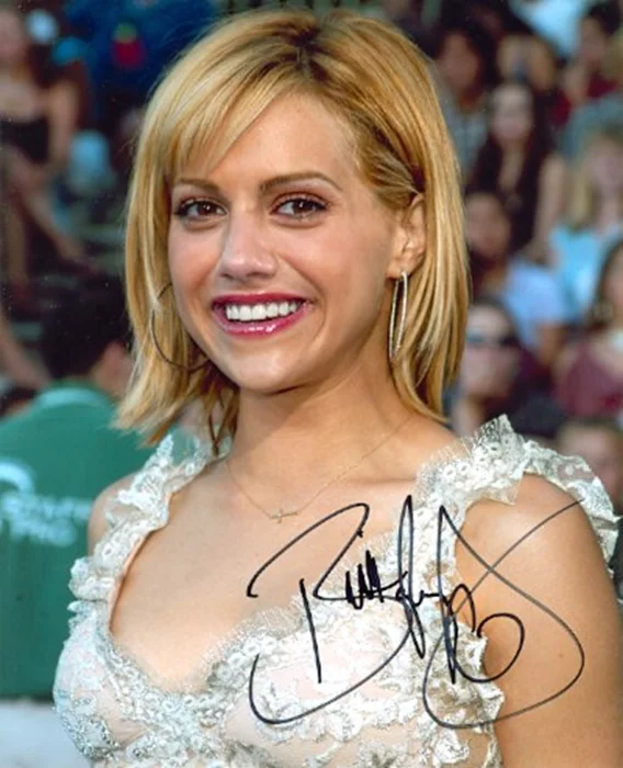 Brittany Murphy autograph