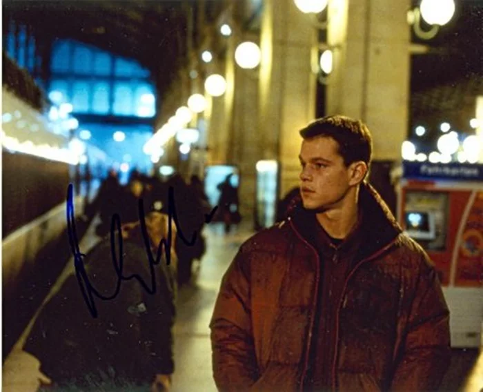 Matt Damon autograph