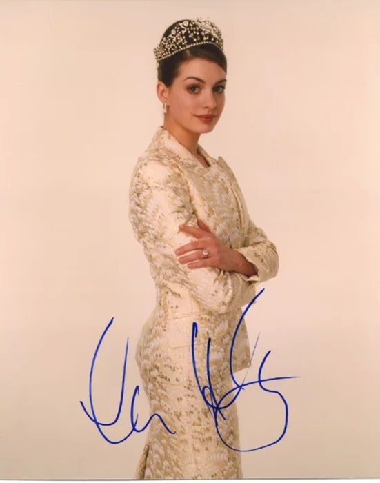 Anne Hathaway autograph