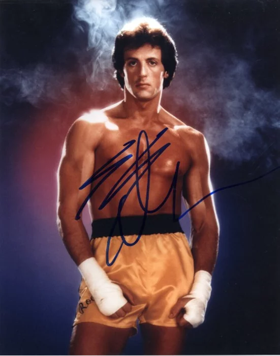 Sylvester Stallone autograph