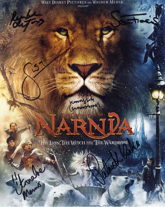 Chronicles of Narnia autograph
