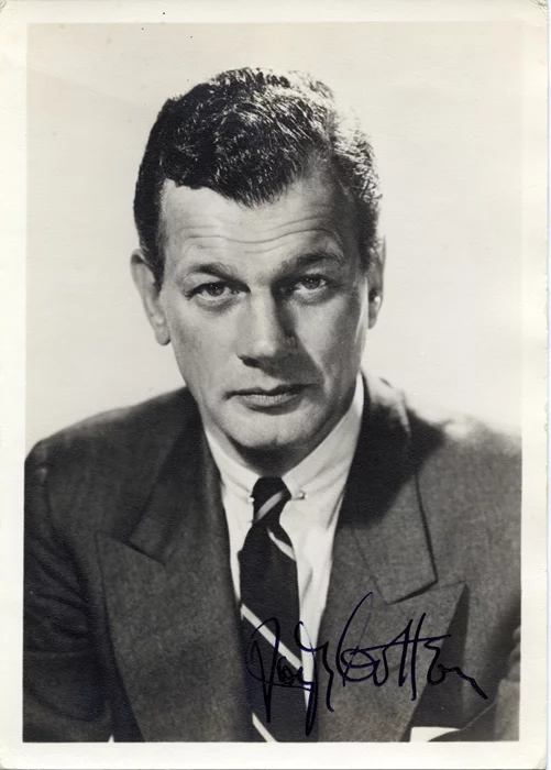Joseph Cotton autograph