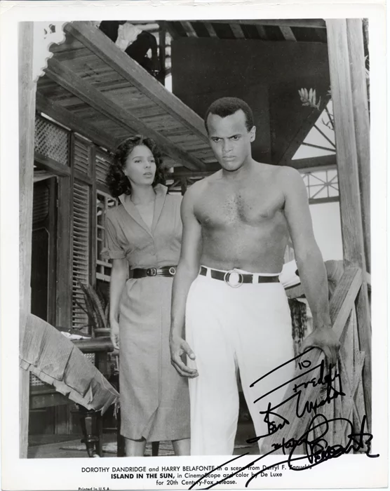 Harry Belafonte autograph