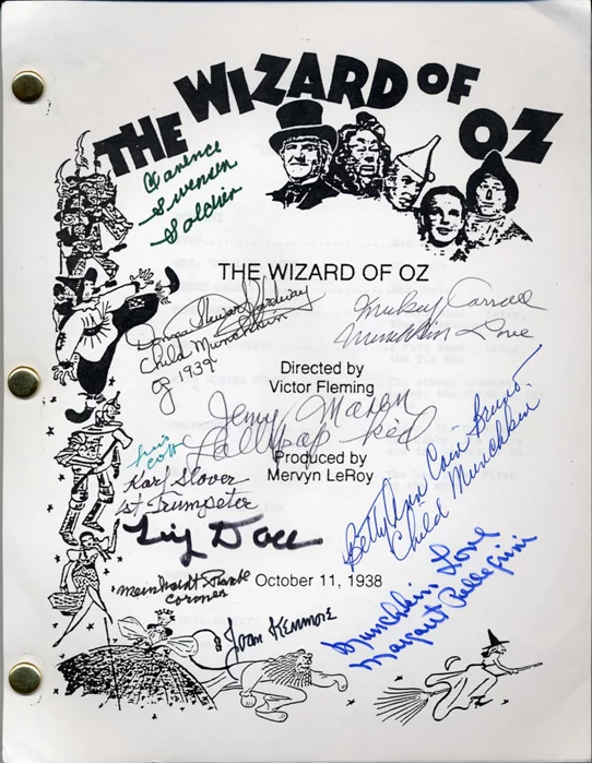 The Wizard of Oz autograph