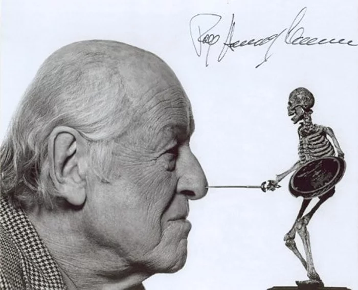Ray Harryhausen autograph