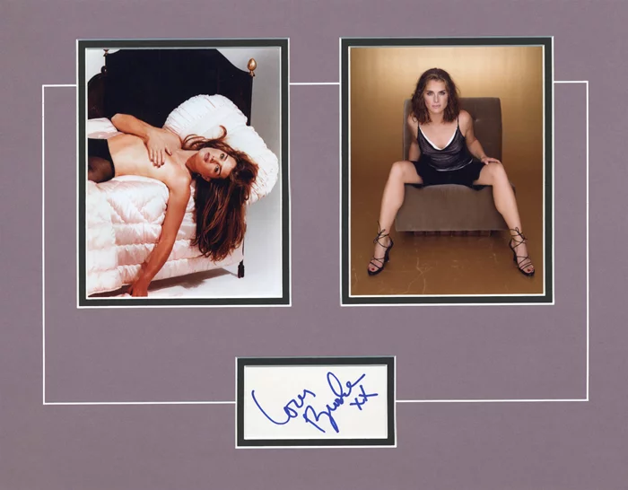 Brooke Shields autograph
