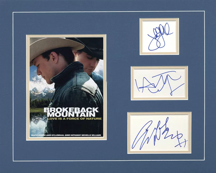 Brokeback Mountain autograph