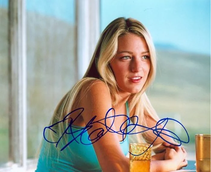 Blake Lively autograph