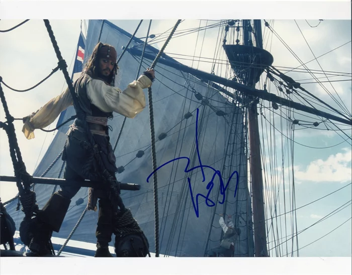 Johnny Depp autograph