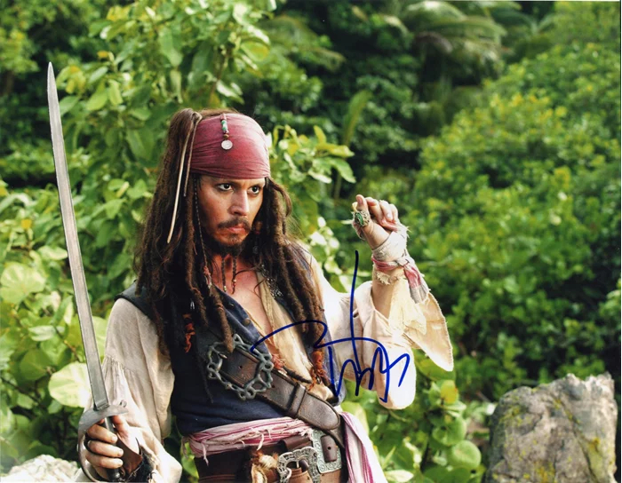 Johnny Depp autograph