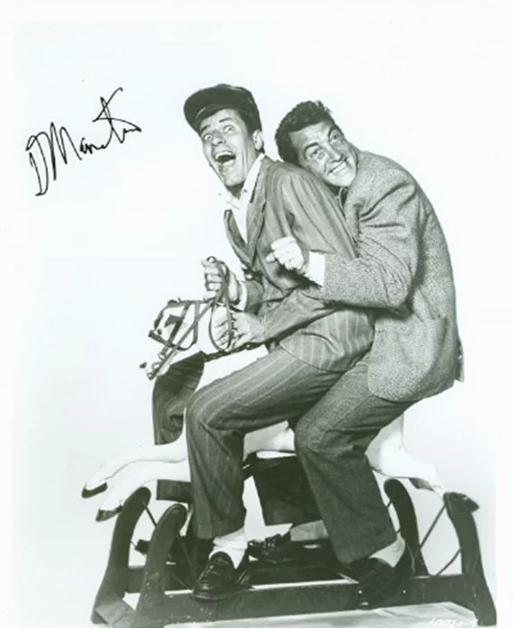 Dean Martin autograph