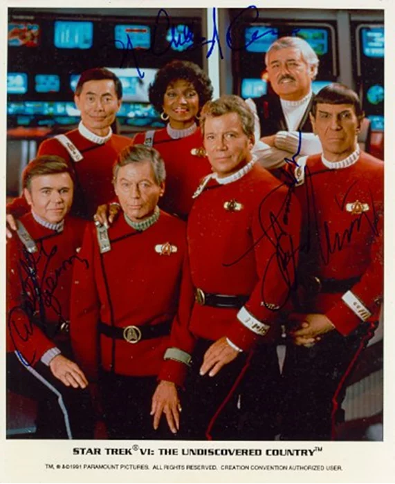 Star Trek VI: The Undiscovered Country autograph