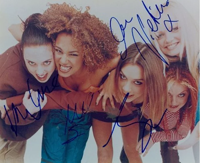 The Spice Girls autograph