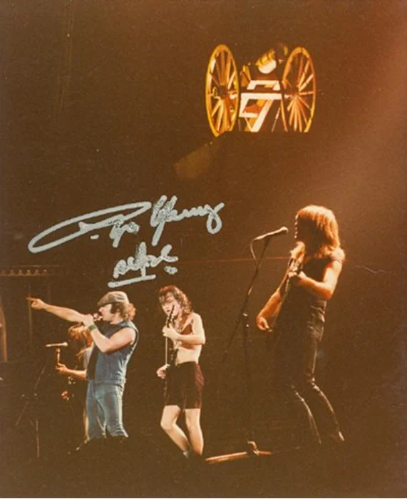 Angus Young autograph