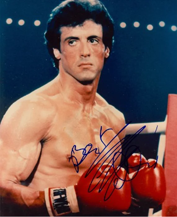 Sylvester Stallone autograph