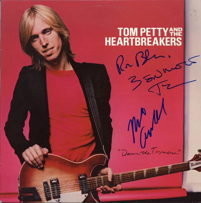 Tom Petty and The Heartbreakers autograph