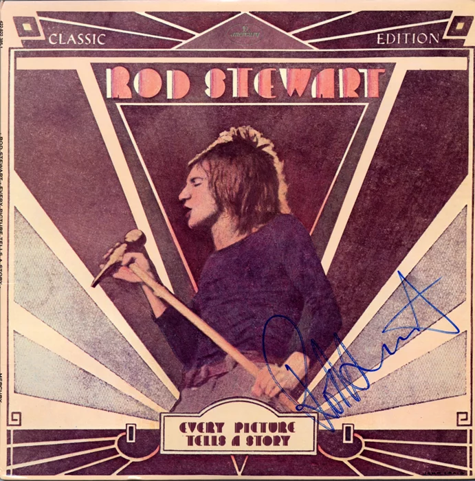 Rod Stewart autograph