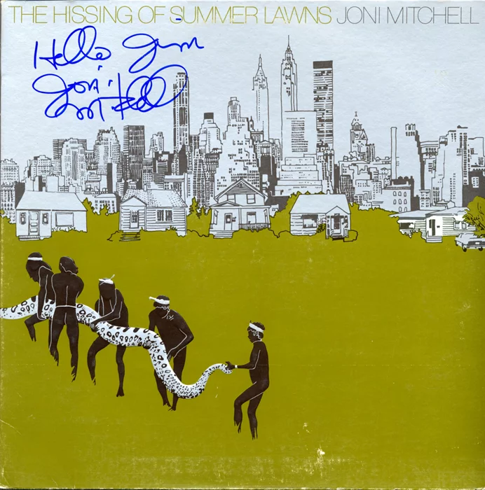 Joni Mitchell autograph