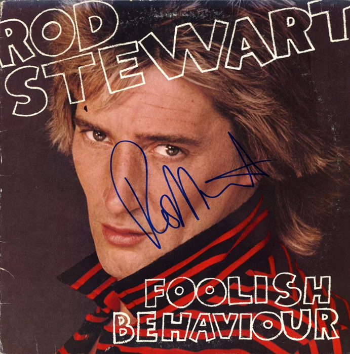 Rod Stewart autograph