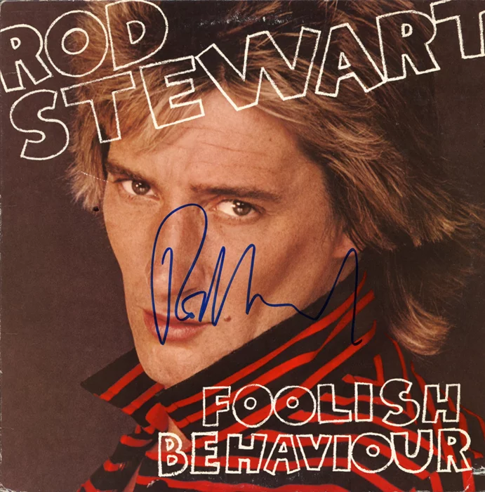 Rod Stewart autograph