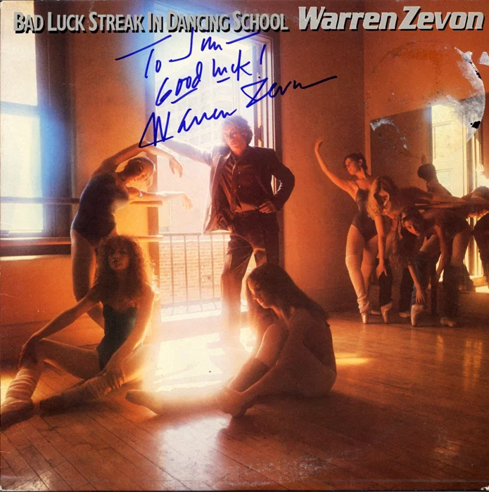Warren Zevon autograph