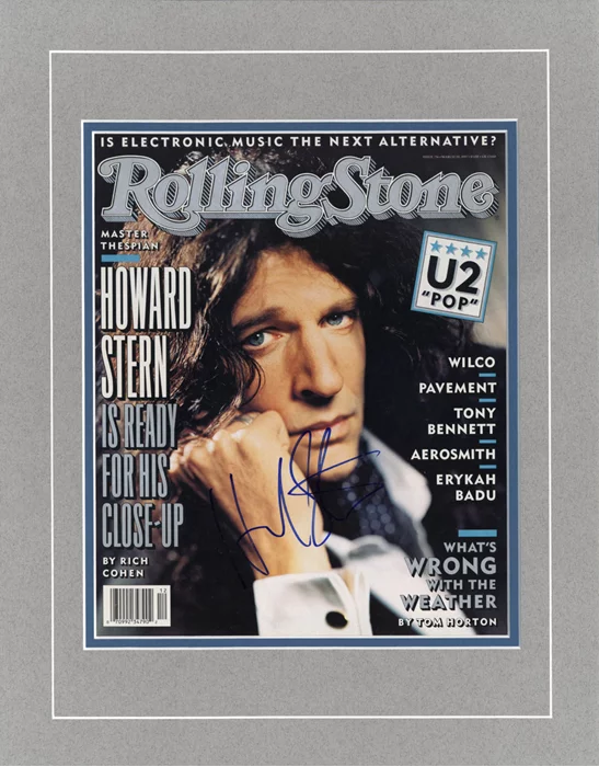 Howard Stern autograph