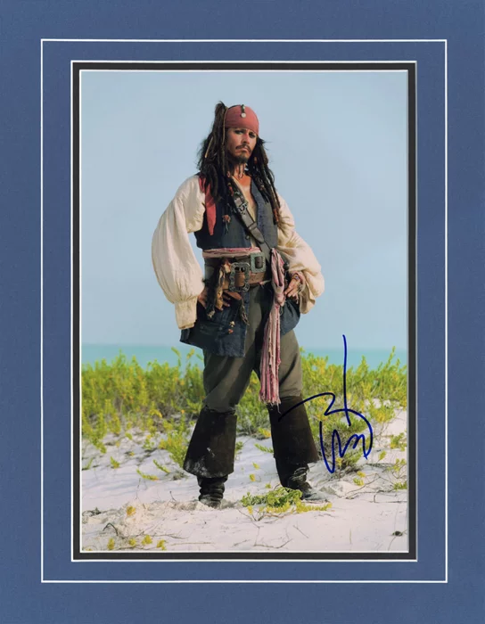 Johnny Depp autograph