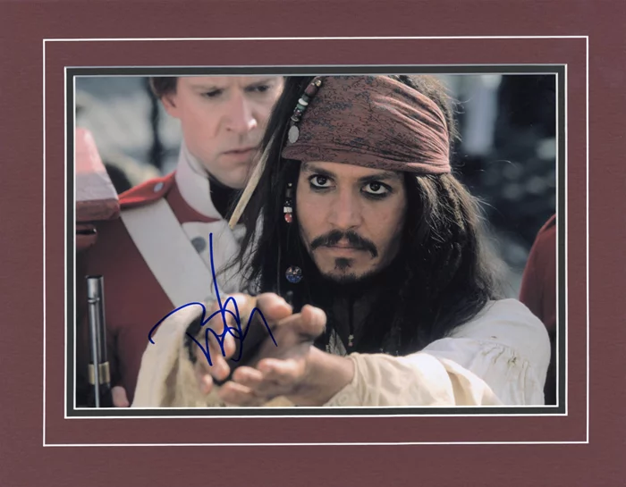 Johnny Depp autograph
