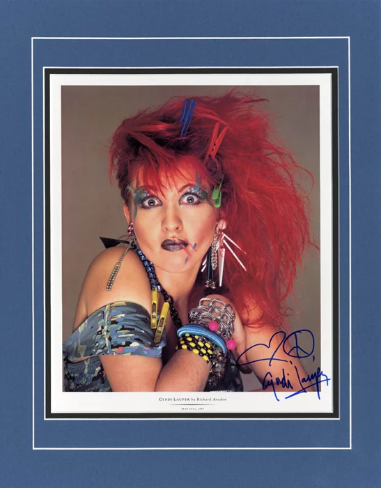 Cyndi Lauper autograph