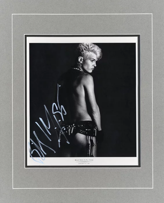 Billy Idol autograph