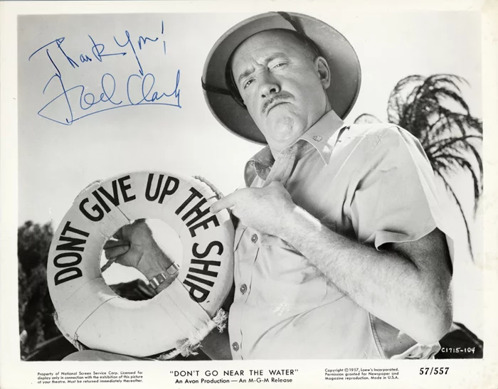 Fred Clark autograph