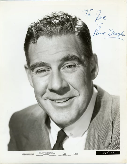 Paul Douglas autograph