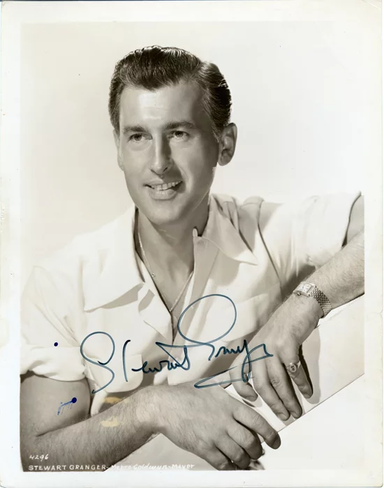 Stewart Granger autograph