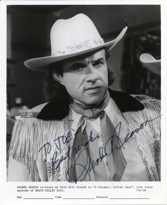Rhodes Reason autograph