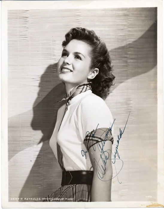 Debbie Reynolds autograph