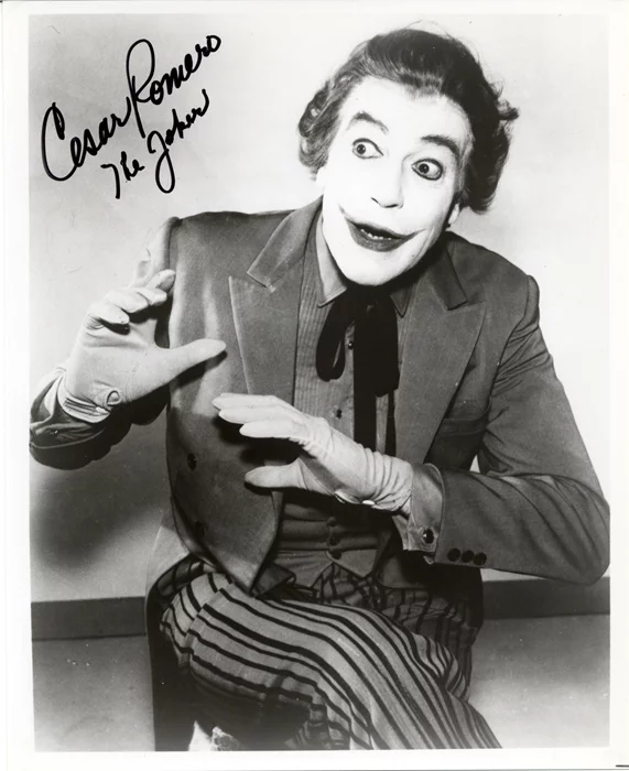 Cesar Romero autograph