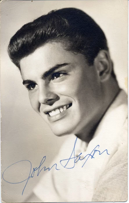 John Saxon autograph