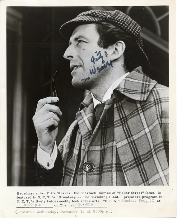 Fritz Weaver autograph