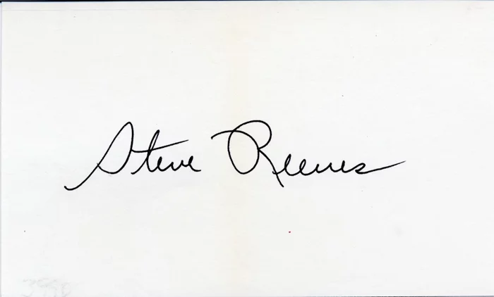 Steve Reeves autograph