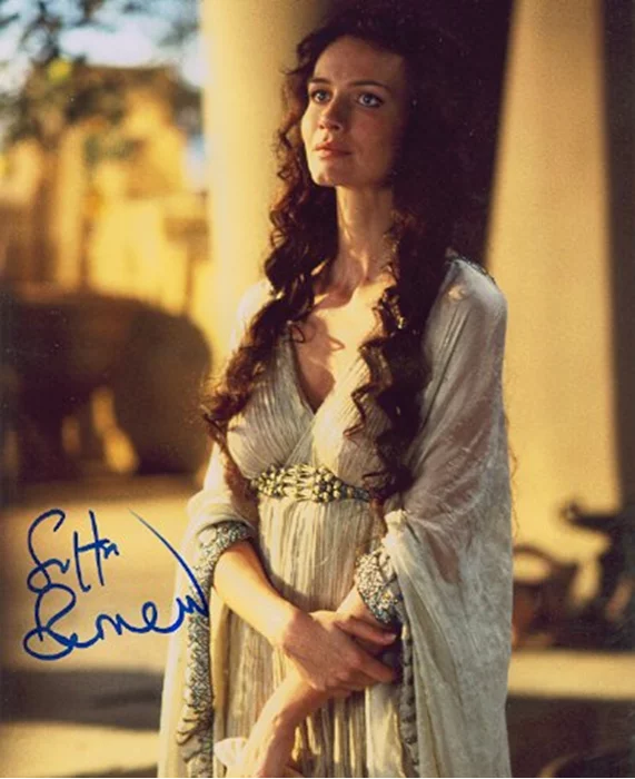 Saffron Burrows autograph