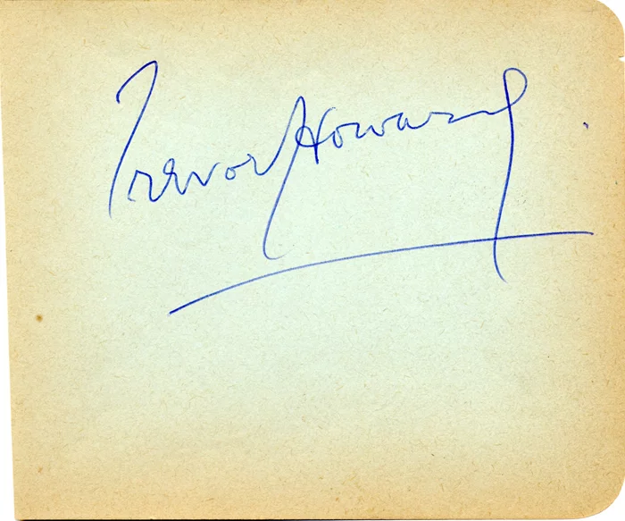 Trevor Howard autograph