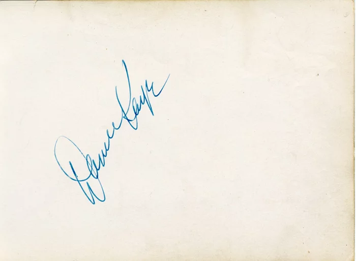Danny Kaye autograph