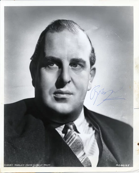 Robert Morley autograph