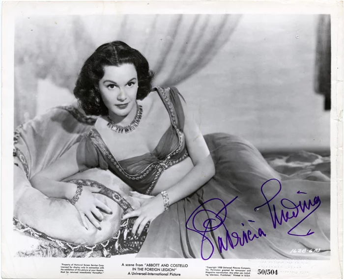 Patricia Medina autograph