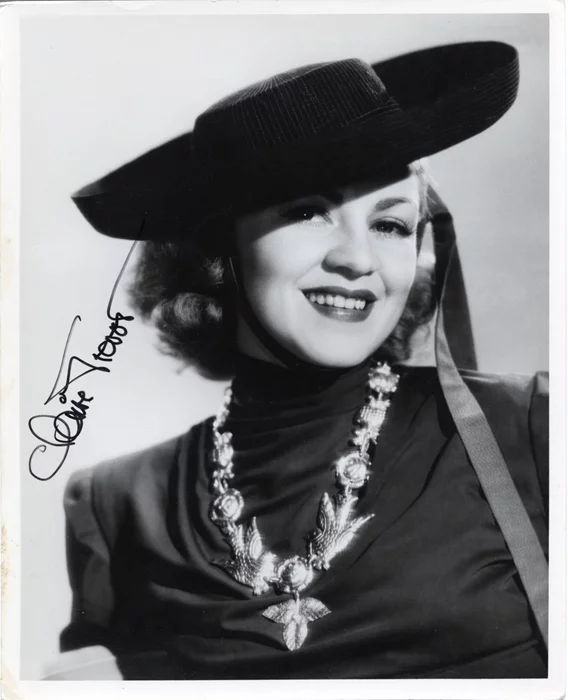 Claire Trevor autograph